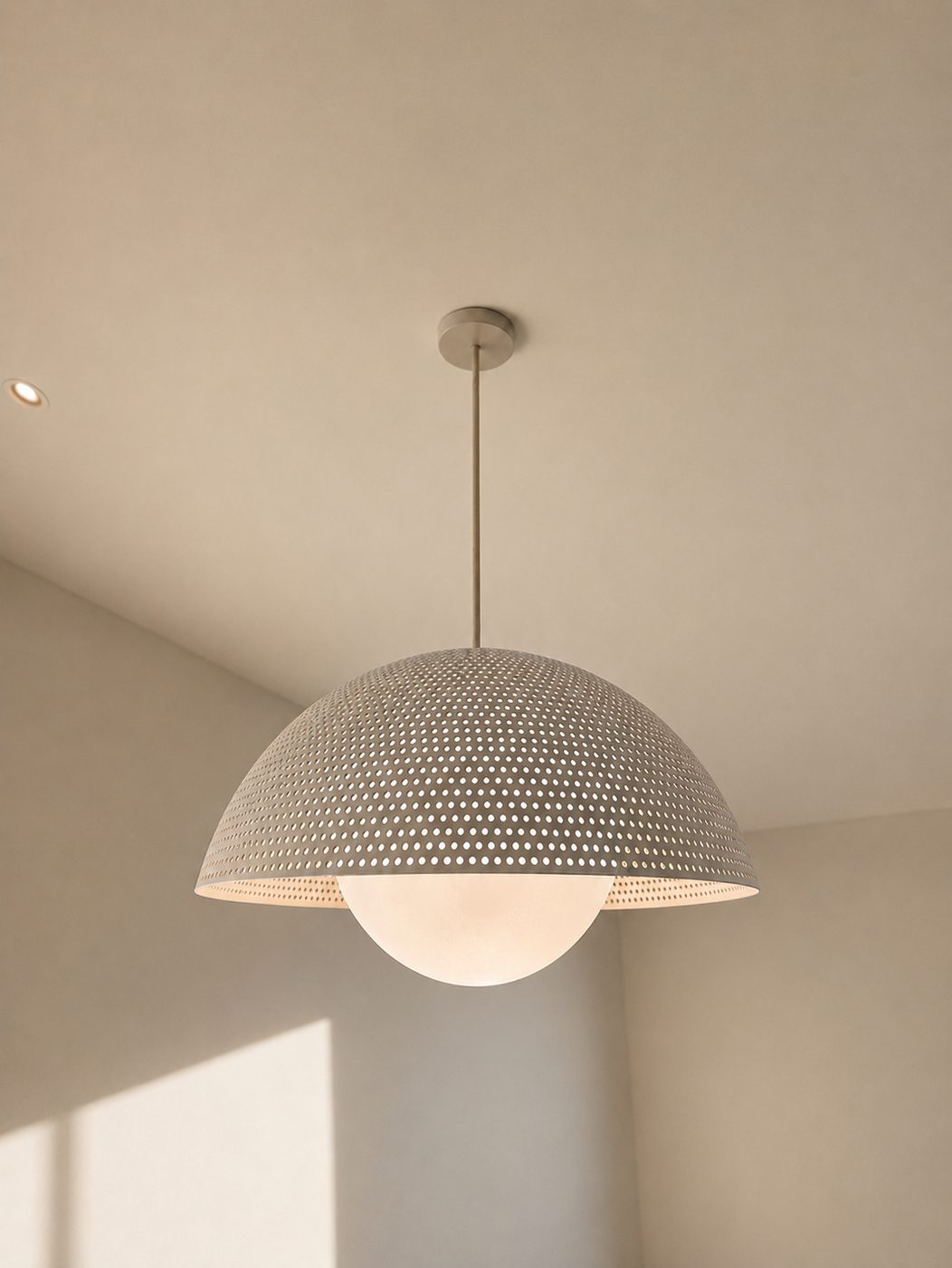 Perforated dome pendant