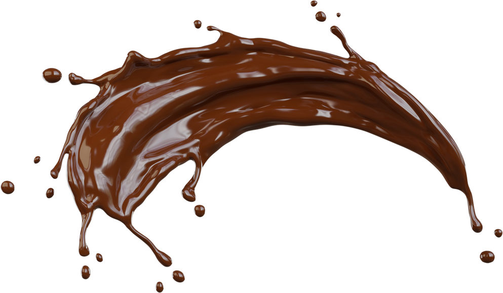 Chocolate Splashing isolated