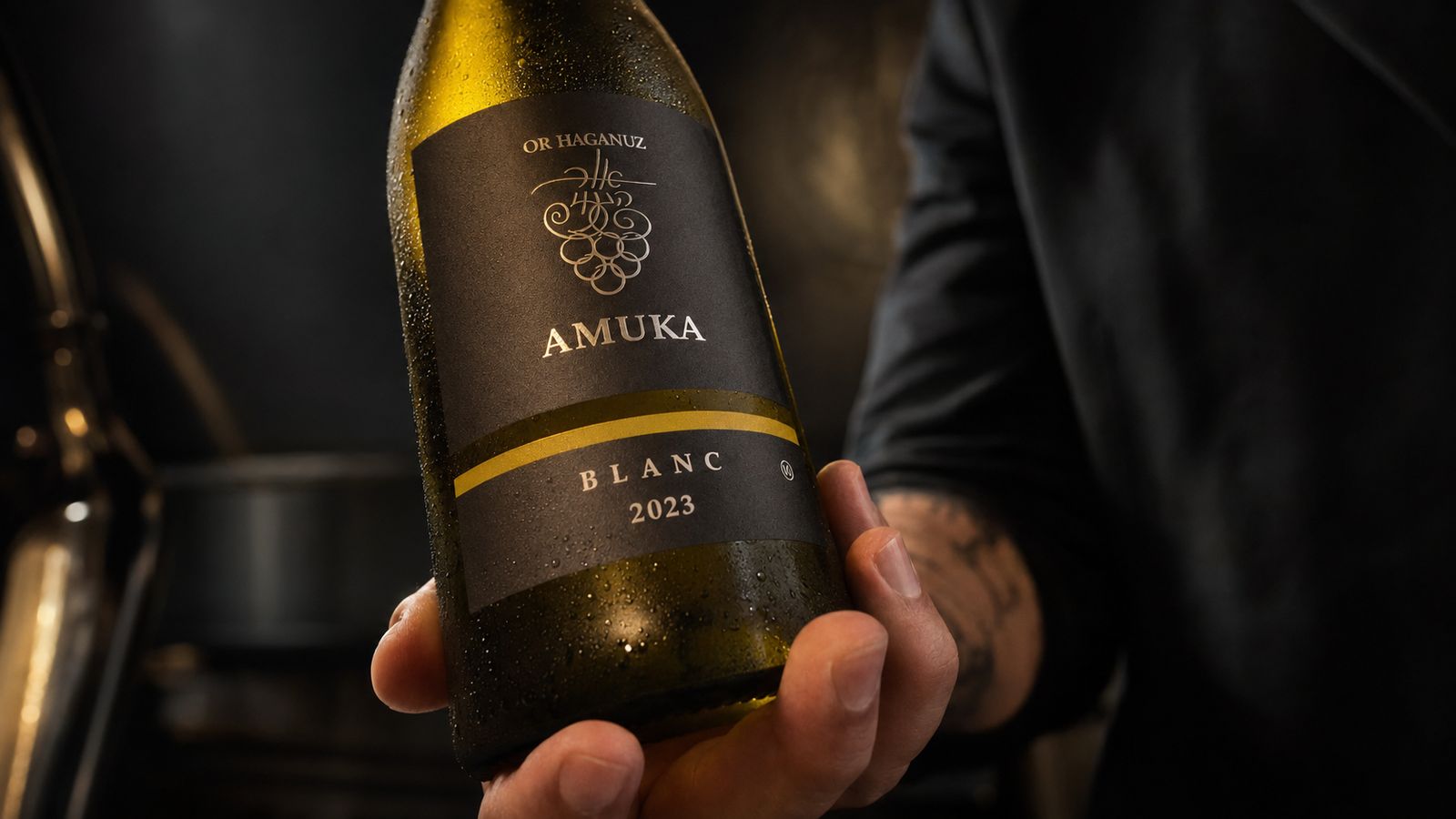 Or Haganuz Amuka Blanc bottle