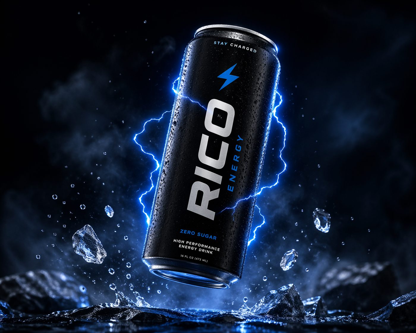 RICO energy drink product shot